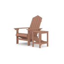 Garden Adirondack Chair With Brown Table Hdpe