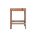 Garden Adirondack Chair With Brown Table Hdpe