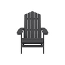 Garden Adirondack Chair With Table Hdpe Anthracite