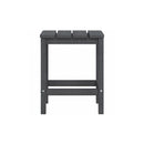 Garden Adirondack Chair With Table Hdpe Anthracite