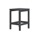 Garden Adirondack Table Anthracite 38 X 38 X 46 Cm Hdpe