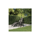 Garden Adirondack Table Anthracite 38 X 38 X 46 Cm Hdpe