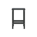 Garden Adirondack Table Anthracite 38 X 38 X 46 Cm Hdpe