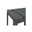 Garden Adirondack Table Anthracite 38 X 38 X 46 Cm Hdpe