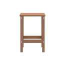 Garden Adirondack Table Brown 38 X 38 X 46 Cm Hdpe