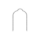 Garden Arch Black 150 X 34 X 240 Cm Iron