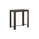 Garden Bar Table Poly Rattan Brown