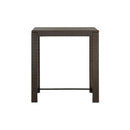 Garden Bar Table Poly Rattan Brown