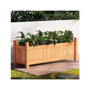 Garden Bed Wooden Planter Outdoor Box Vegetables 90 X 30 X 33Cm