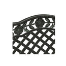 Garden Bench 108 Cm Cast Aluminium Green