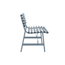 Garden Bench 110 Cm Grey Steel