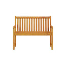 Garden Bench 110 Cm Solid Acacia Wood With An Oil Finish