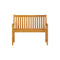 Garden Bench 110 Cm Solid Acacia Wood With An Oil Finish