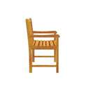 Garden Bench 110 Cm Solid Acacia Wood With An Oil Finish