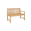 Garden Bench 114 Cm Solid Teak Wood