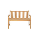 Garden Bench 114 Cm Solid Teak Wood