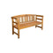 Garden Bench 157 Cm With Cushion Solid Acacia Wood