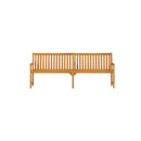 Garden Bench 219 Cm Solid Acacia Wood