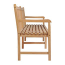 Garden Bench 228 Cm Solid Teak Wood