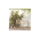 Garden Bench Solid Firwood 122 Cm