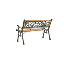 Garden Bench Solid Firwood 122 Cm