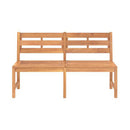 Garden Bench Solid Teak Wood 150 Cm