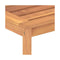 Garden Bench Solid Teak Wood 150 Cm