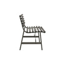 Garden Bench Steel Black 110 Cm