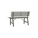 Garden Bench Steel Black 110 Cm