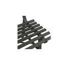 Garden Bench Steel Black 110 Cm