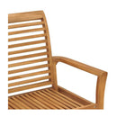 Garden Bench With Anthracite Cushion 112 Cm Solid Teak Wood