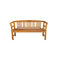 Garden Bench With Anthracite Cushion 157 Cm Solid Acacia Wood