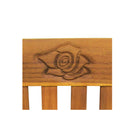 Garden Bench 157 Cm Solid Acacia Wood With Cushion