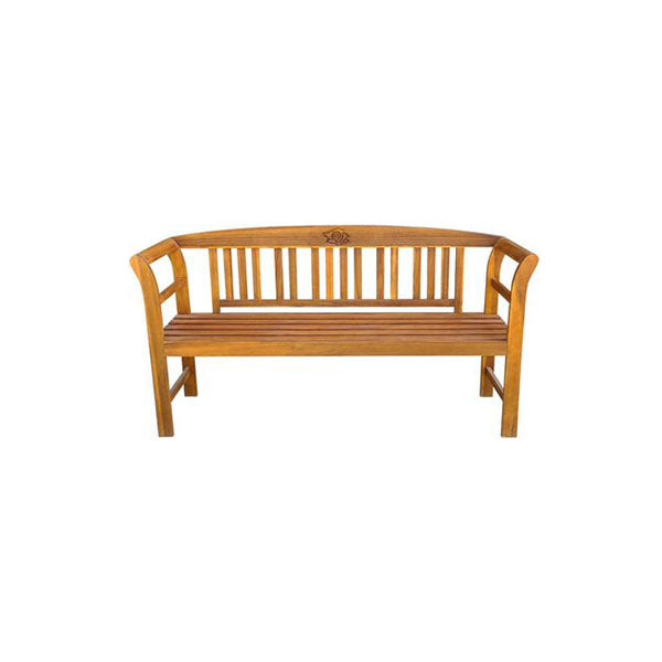 Garden Bench With Cushion Solid Acacia Wood 157 Cm