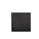 Garden Bench With Cushions 176 Cm Black Poly Rattan