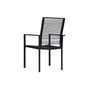 Garden Chairs 4 Pcs Pvc Rattan Black