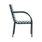 Garden Chairs Grey Wood 2 Pcs