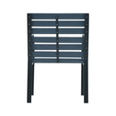 Garden Chairs Grey Wood 2 Pcs