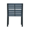 Garden Chairs Grey Wood 2 Pcs