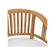 Garden Chairs With Cushions 2 Pcs Solid Teak Wood
