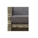 Garden Chairs With Cushions 4 Pcs Poly Rattan Grey