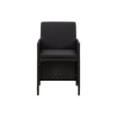 Garden Chairs With Cushions Poly Rattan Black 4 Pcs