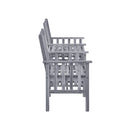 Garden Chairs With Tea Table 159 X 61 X 92 Cm Solid Acacia Wood