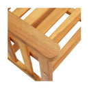 Garden Chairs With Tea Table And Cushions Solid Acacia Wood
