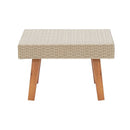 Garden Coffee Table Poly Rattan Beige