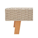 Garden Coffee Table Poly Rattan Beige