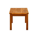 Garden Coffee Table Solid Acacia Wood 70 X 40 X 36 Cm