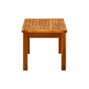 Garden Coffee Table Solid Acacia Wood 70 X 40 X 36 Cm