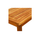 Garden Coffee Table Solid Acacia Wood 70 X 40 X 36 Cm
