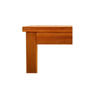 Garden Coffee Table Solid Acacia Wood 70 X 40 X 36 Cm